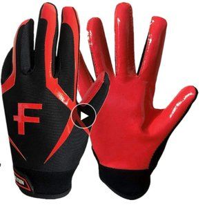 Finger Ten Golf Gloves Kids Size Small Red Black-New!